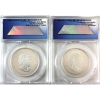 Image 2 : 2013 $10 O'Canada First Day Of Issue: Inukshuk & Beaver 1/2oz Fine Silver Coins ANACS Certified SP70