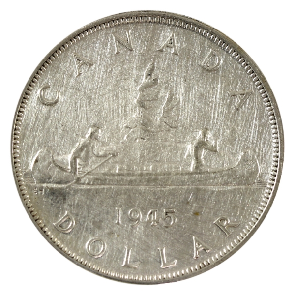 Silver $1 1945 VF-EF