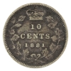 Image 1 : 10-cent 1881 F-VF