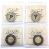 Image 2 : $2 2x 2020 Victory; Colour MS63 & MS64, 2x 2022 Black Ring MS64 & MS65 ICCS  4pcs. 