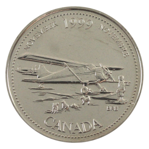 25-cent 1999 November Mule PL 
