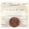 Image 1 : 1-cent 1958 Hanging 8 ICCS MS65 Red