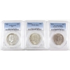 Image 1 : USA 1965-1974 50-cent PCGS MS63 to SP66. 3pcs.