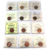 Image 2 : 1-cent 1939-1951 ICCS MS64 Red. 12pcs.