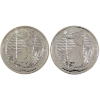 Image 1 : 2x 1oz 2021 & 2022 Britannia .999 Fine Silver. 2pcs (Tax Exempt)