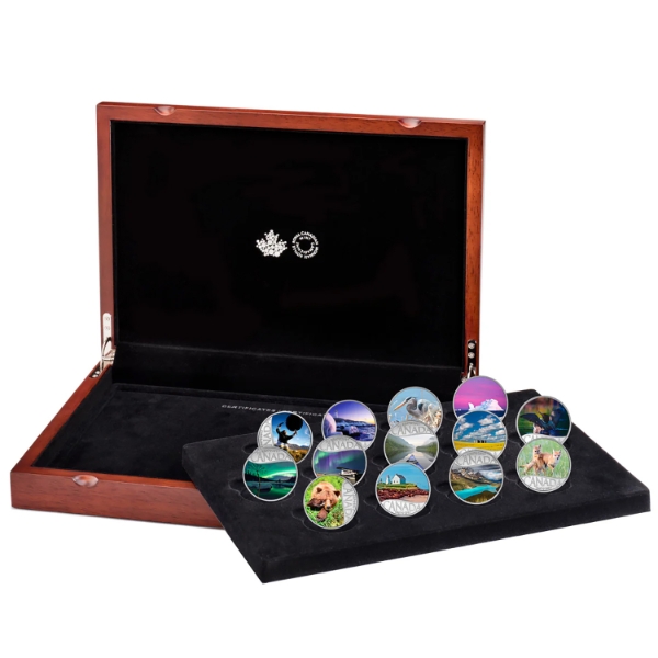 2017 $10 Celebrating Canada's 150th .9999 Fine Silver 13-Coin Set (Tax Exempt)