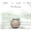 Image 1 : 5-cent 1870 Flat Border Prestige Certified AU58