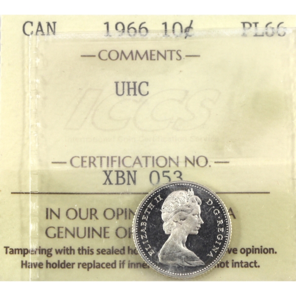 10-cent 1966 ICCS PL66 UHC 