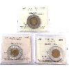 Image 1 : $2 1999 Nunavut, 2000 Knowledge & 2008 Quebec City ICCS MS66. 3pcs.