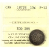 Image 1 : 10-cent 1871H ICCS F12
