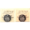 Image 2 : 50-cent 1974 & 1975 ICCS SP67 Cameo. 2pcs.