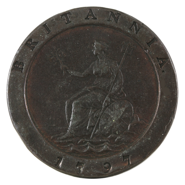 Great Britain 1797 2 Pence VF-EF