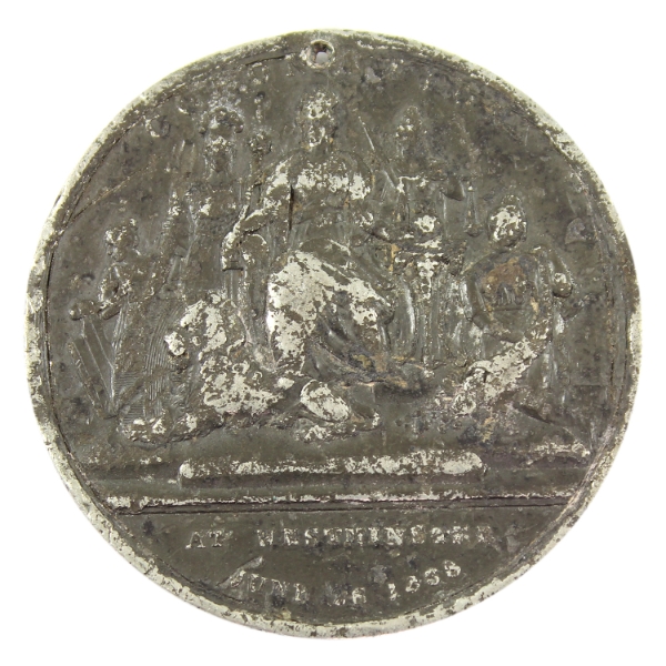 Great Britain 1838 Coronation of Queen Victoria (Eimer-1313a) 48.21g-White Metal, 51mm
