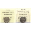 Image 2 : 5-cent 1982 & 1983 ICCS MS65. 2pcs