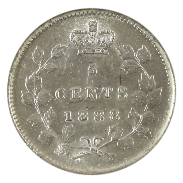 5-cent 1888 Brilliant UNC