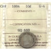 Image 1 : 10-cent 1884 ICCS G4