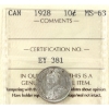 Image 1 : 10-cent 1928 ICCS MS63