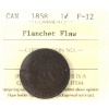 Image 1 : ERROR 1-cent 1858 Planchet Flaw Ghost 5 ICCS F12