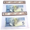 Image 2 : 2x BC-62bA 2002 $5 'Replacement' BCS CUNC64 Original Jenkins-Dodge SN: HOH900615 & HOS0904087. 2pcs.