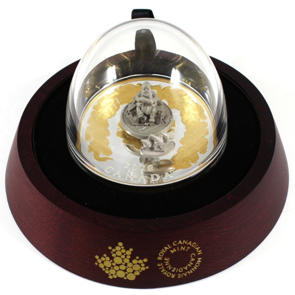 2022 $50 Holiday Gifts Fine Silver Sculpture Coin