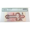 Image 1 : RADAR BC-55c-i 1986 $2 4 Digit RADAR Legacy Superb GEM UNC68 PPQ Bonin-Thiessen SN: EGT1035301