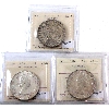 Image 1 : Silver $1 1958, 1959, 1960 ICCS MS64. 3pcs.