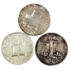 Image 1 : 1oz 1981-1982 .999 Fine Silver Coins. 3pcs. (Tax Exempt)