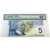 Image 1 : RADAR BC-62b 2004 $5 2 Digit RADAR PMG GEM UNC65 EPQ Jenkins-Dodge SN: HNS5775775 