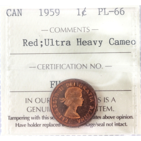 1-cent 1959 ICCS PL66 Red UHC