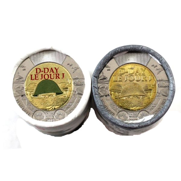 *$2 2019 D-Day Special Wrap Roll Collection - Coloured & Non-Coloured Rolls of 25pcs. 2 Rolls. 