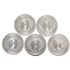 Image 2 : 5x 1oz Tokelau 2022 $5 Bull and Bear .9999 Fine Silver Coins. 5pcs (Tax Exempt)