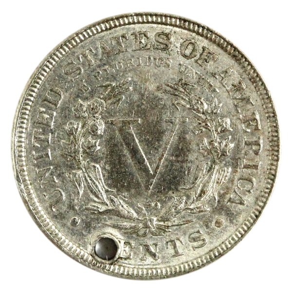 USA 1883 Nickel EF-AU (Hole)