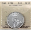 Image 1 : 50-cent 1932 ICCS EF45