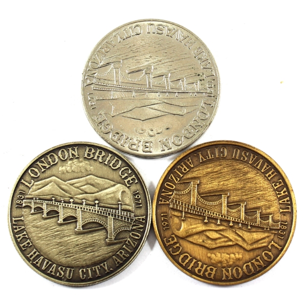 USA 1971-1975 London Bridge Havasu Dollar 3-Medallion Set