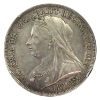 Image 2 : Great Britain Silver 1893 LVI Crown VF-EF (impaired)