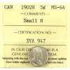 Image 1 : 5-cent 1902H Small H ICCS MS64