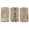 Image 1 : 3x 1oz Highland Mint Vintage Morgan Dollar .999 Silver Bars, SNs Absent as Issued. 3pcs (Tax Exempt)