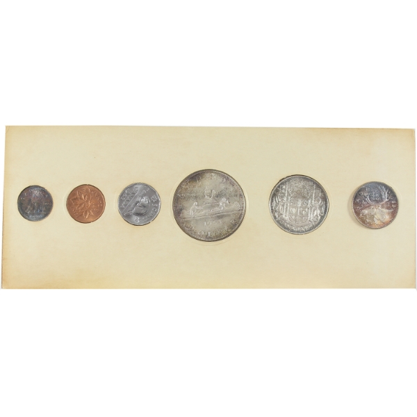 1953 Brillant Uncirculated Mint Set in Original White Cardboard
