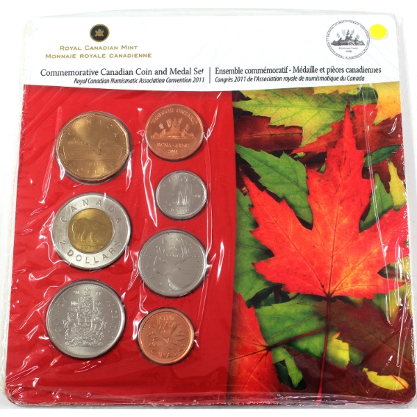 RCNA 2011 Convention Commemorative Coin & Medal Set Issued by the RCM