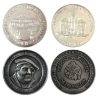 Image 1 : Wellings Mint 1867-1967 Canadian Centennial Fine Silver Medallions. 4pcs (Tax Exempt)