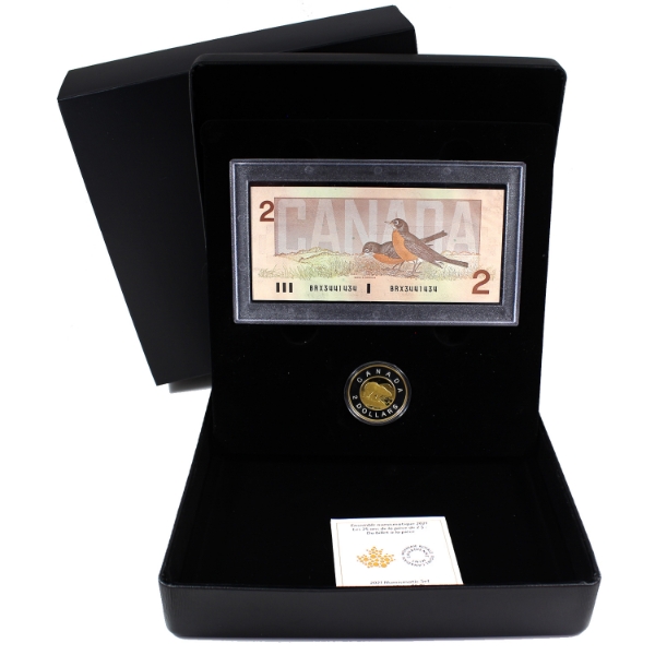 2021 $2 25 Years of the $2 Piece: From Bill to Coin Numismatic Set (Tax Exempt)