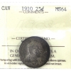 Image 1 : 25-cent 1910 ICCS MS64
