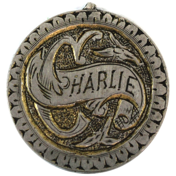 1883 Love Token w/ Charlie Struck on USA Nickel