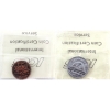 Image 2 : 1-cent SF PL66 Red; Cameo & 5-cent SF PL65 1954 ICCS. 2pcs