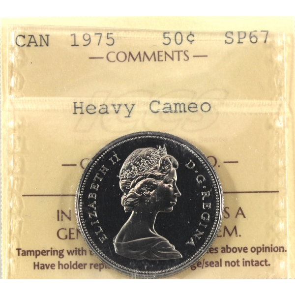 50-cent 1975 ICCS SP67 Heavy Cameo