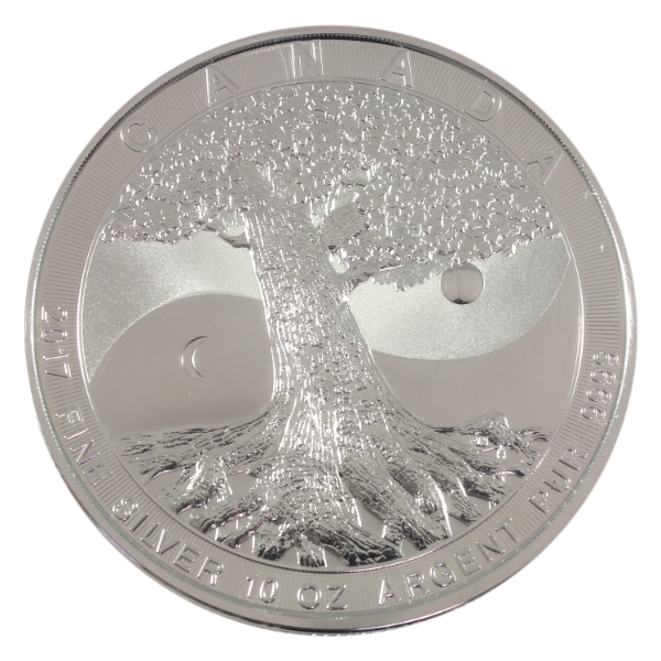 10oz 2017 $50 Tree of Life .9999 Fine Silver Round (Tax Exempt)