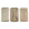 Image 1 : 3x Assorted Refiners Vintage .999 Silver Bars. 3pcs. (Tax Exempt)