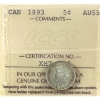 Image 1 : 5-cent 1893 ICCS AU55