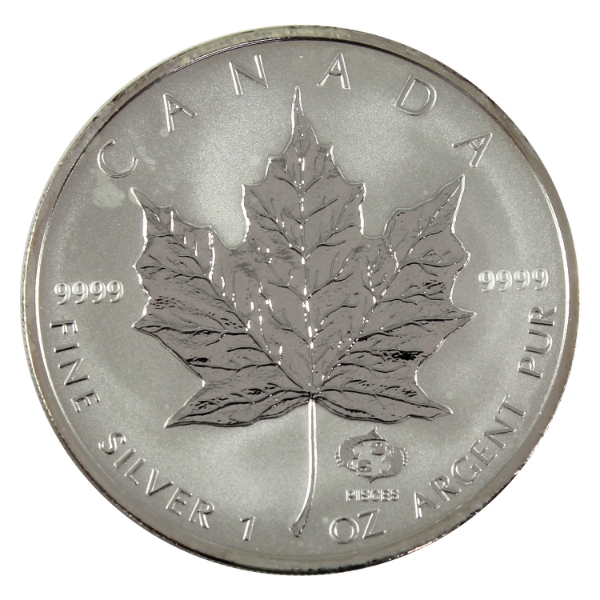1oz 2004 $5 SML w/ Zodiac Pisces Privy Mark .9999 Fine Silver Round (Tax Exempt)