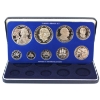 Image 1 : Jamaica 1976 9-coin Proof Set Minted by the Franklin Mint